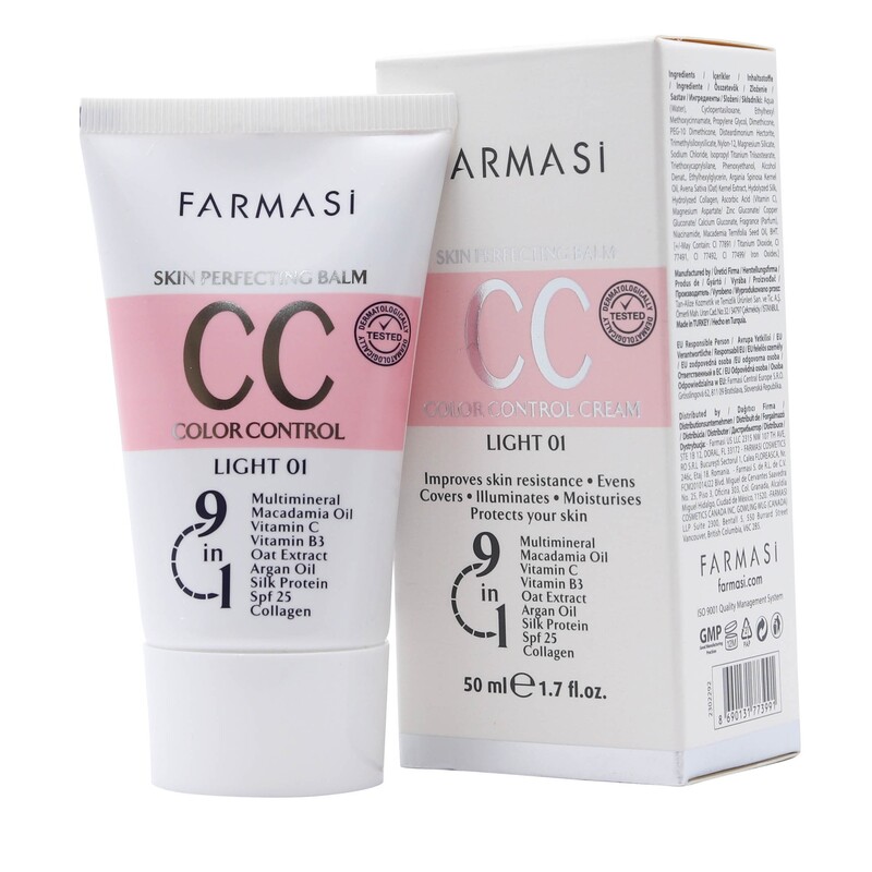 سی سی کرم فارماسی شماره 01 رنگ لایت - Farmasi اورجینال واصلی 

Farmasi CC Cream 01

