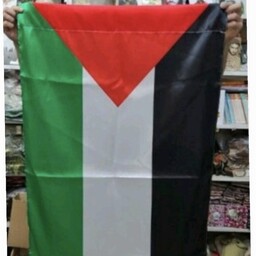 پرچم فلسطین (ساتن براق)چوب خور