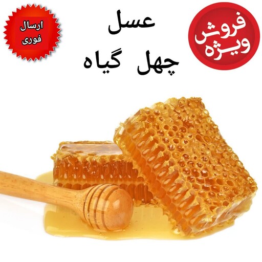 عسل چهل گیاه آزادی(  مومدار)