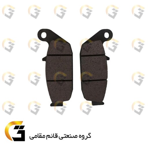 لنت دیسکی ترمز موتور سیکلت  کد 1444  مناسب برای عقب تی وی اس آپاچی 200 TVS APACHE نیرو موتور