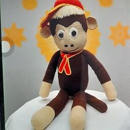 عروسک بافتنی طرح میمون