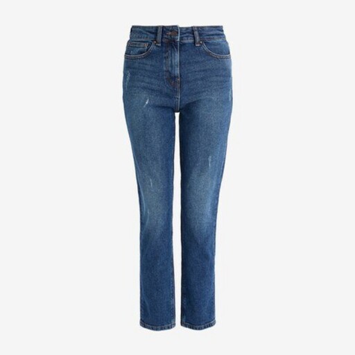 شلوار جین آبی فاق بلند زاپ دار زنانه نکست NEXT انگلیس سایز 40 (ارسال رایگان)