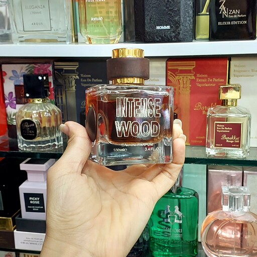 عطر ادکلن اینتنس وود مردانه فراگرنس ورد 100 میل Fragrance world Intense Wood   مشابه عطر دیسکوارد هی وود اینتنس 