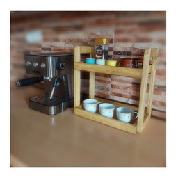 استند آشپزخانه رومیزی نظم دهنده(ارسال رایگان)در سه رنگ قهوه ای کرم عسلی