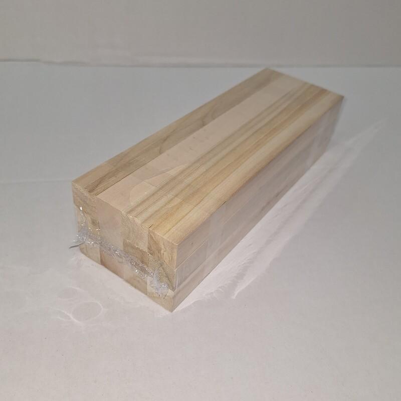 بسته 12 عددی تخته چوب صنوبر ،چهار تراش گندگی شده ، ابعاد هر تخته 2 در 2 در 25 سانتیمتر .