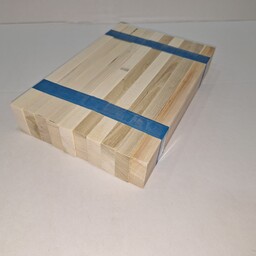 بسته 10 عددی تخته چوب صنوبر ،چهار تراش گندگی شده ،ابعاد هر تخته 1.6 در 4.3 در 25 سانتی متر .