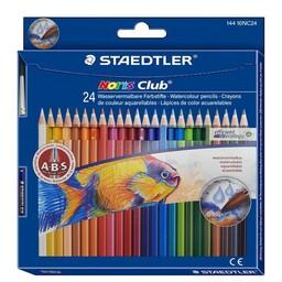 مداد رنگی استدلر 24 رنگ آبرنگی  مقوایی آلمانی


