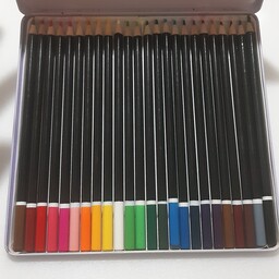 مداد رنگی آبرنگی CReativجعبه فلزی