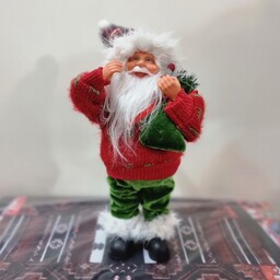 عروسک بابانوئل کوچک مدل سبز