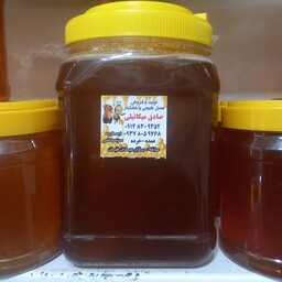 عسل طبیعی درجه یک گون وآویشن دربسته بندی 3کیلوگرمی به رنگ طبیعی قهوه ای روشن