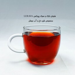 فنجان پیرکس LERAVA لراوا مدل 600 در بسته 6 عددی