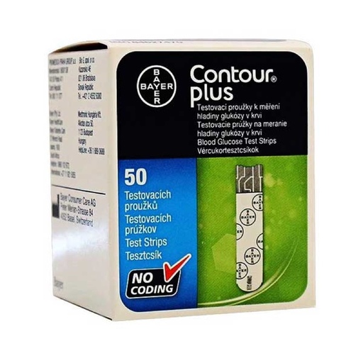 نوار تست قند خون کنتورپلاس CONTOUR PLUS