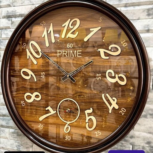 ساعت دیواری چوبی (سایز 60 و 75) کد 2