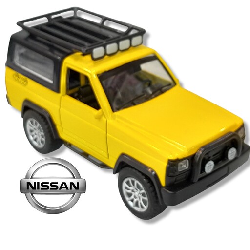 ماشین فلزی نیسان پاترول آفرود زرد Nissan Patrol offroad