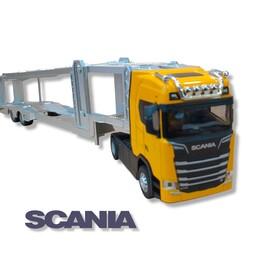 تریلی حمل خودرو اسکانیا ماکت فلزی تریلی Scania 