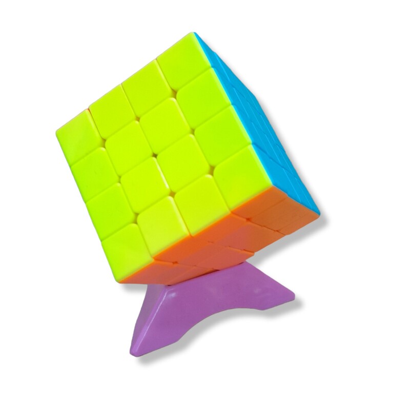 روبیک 4در4 رنگ ثابت خارجی بازی فکری با کیفیت کای وایQY جعبه دار