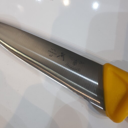 چاقو سلاخی مارک پناهنده تیغ فولادی دسته پلاستیکی 26 سانت در لوازم خانگی کاج 