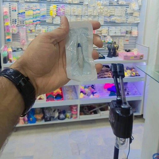 سوزن 5 سر گرد هاشور  ابرو یا کارتریژ پیچی تاتو میکروپیگمنتیشن بلیدینگ فیبرز تتو tatoo Cartridge