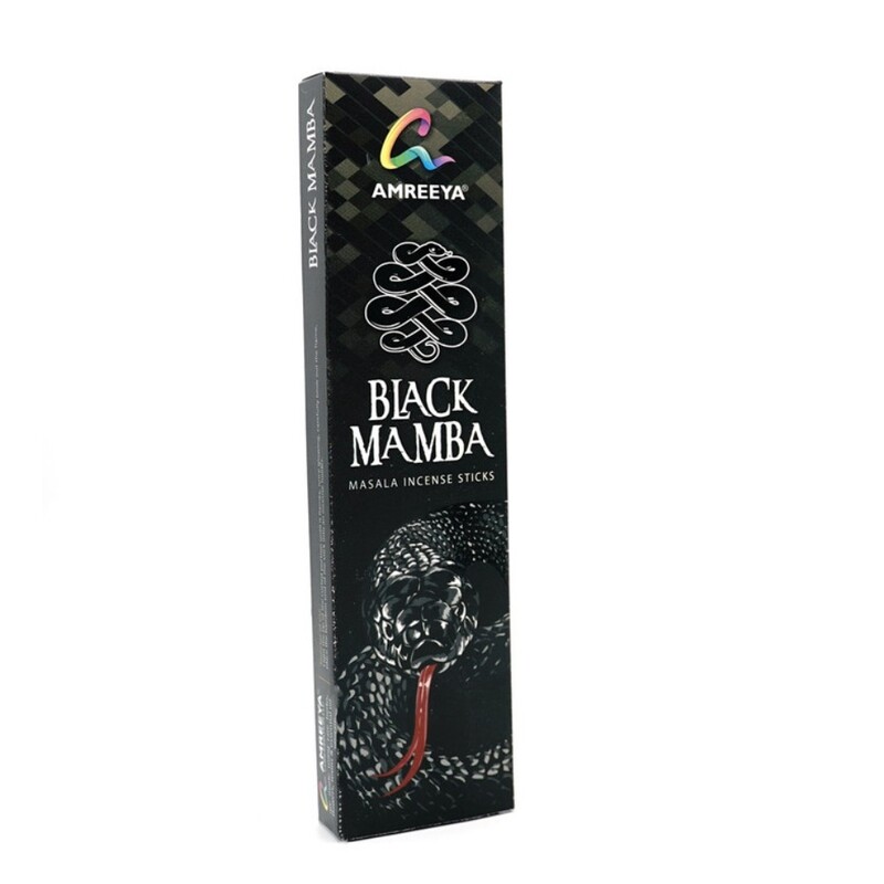 عود خوش بو کننده گیاهی و طبیعی دستساز بلک مامبا هندی black mamba 