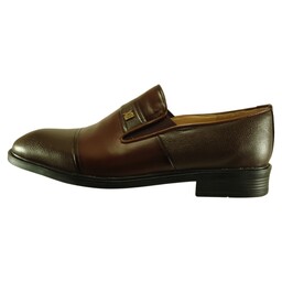 کفش مجلسی مردانه چرم طبیعی رنگ قهوه ای کد 372 سایز 40تا44 
