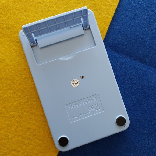 ماشین حساب سیتیزن مدل 5012 با صفحه نمایش بزرگ رنگ آبی