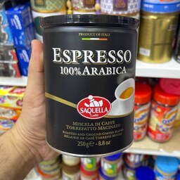 قهوه اسپرسو ایتالیا 100 درصد عربیکا 250 گرمی