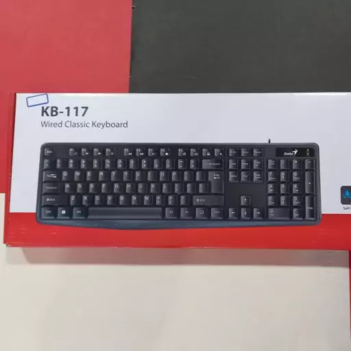 کیبورد جنیوس kb-117 با حروف فارسی