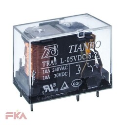 رله کتابی 1کنتاکت TRA 5V TIANBO 10A