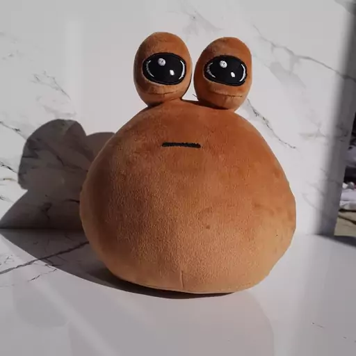 عروسک پو بازی  عروسک افسرده پو عروسک پی پی عروسک  pou  pou doll