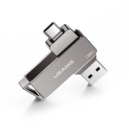 فلش مموری تایپ سی و USB برند یوسامس مدل Us-Zb200 با ظرفیت 64GB