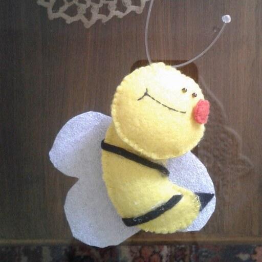 عروسک نمدی زنبور. ارسال بصورت پسکرایه