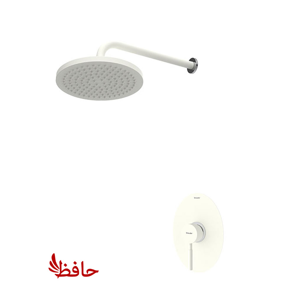 شیر حمام توکار شودر مدل روگن شیری کروم تیپ 1 ABS