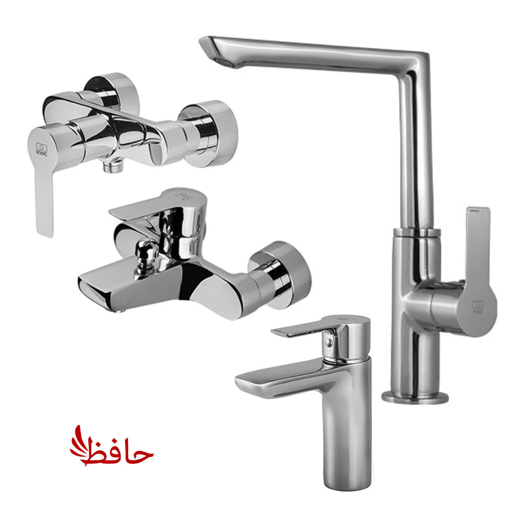 ست شیرالات کی دبلیو سی (kwc) مدل ریتا کروم