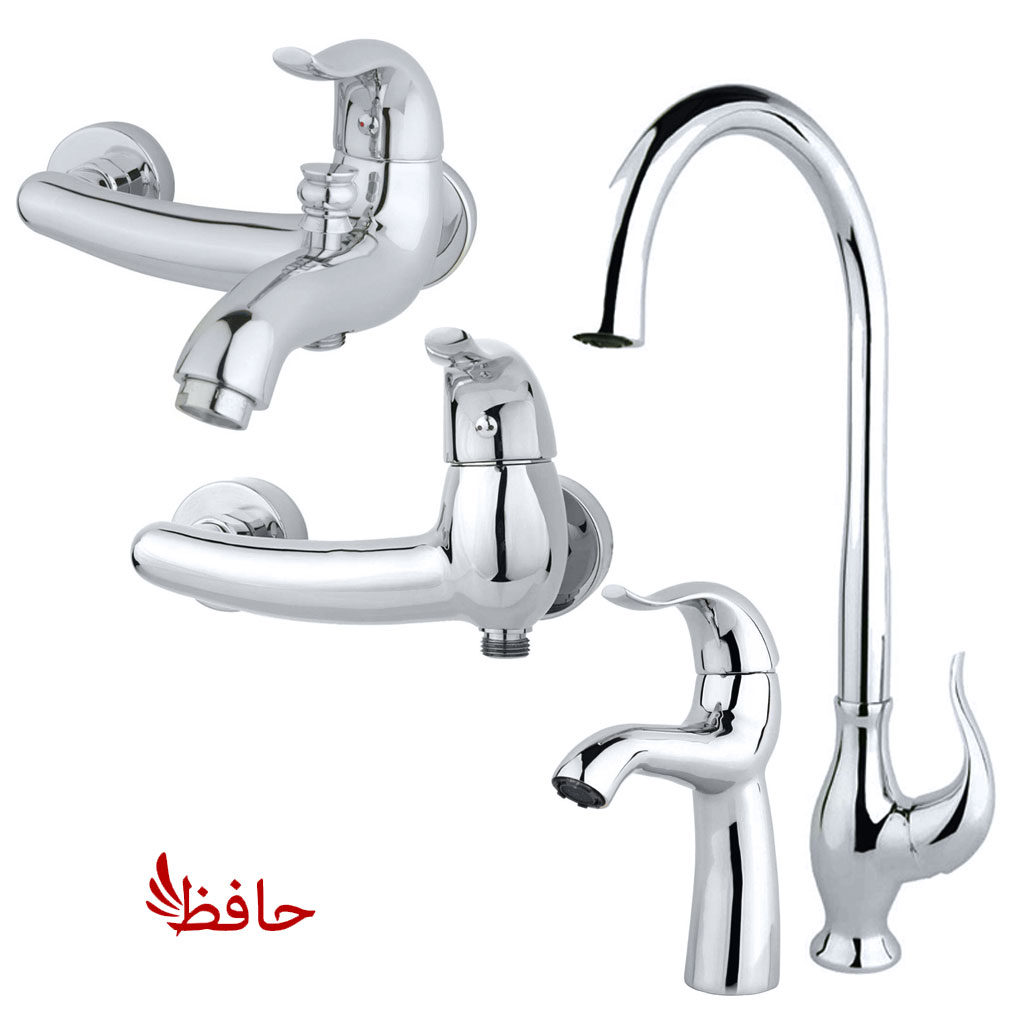 ست شیرالات راسان مدل اکتاو کروم