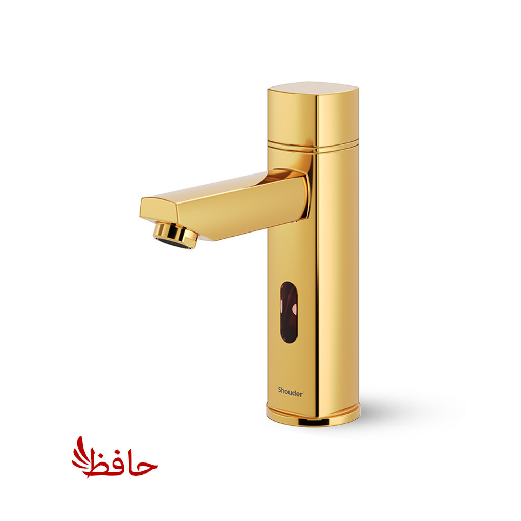 شیر روشویی چشمی شودر مدل یونیک طلایی