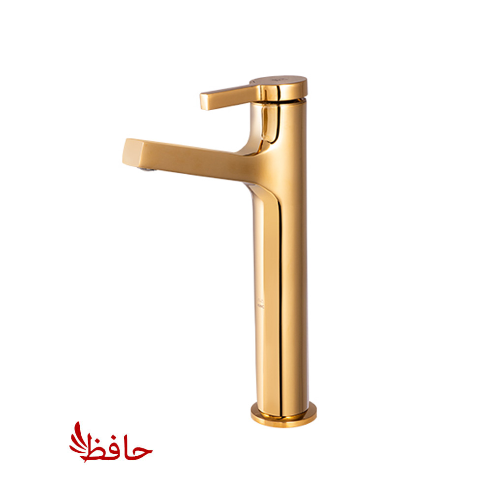 شیر روشویی پایه بلند کی دبلیو سی (KWC) مدل آوا طلایی