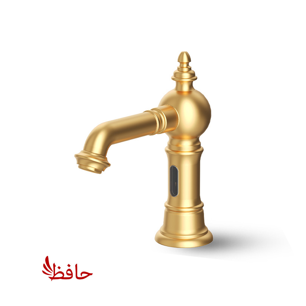 شیر روشویی چشمی شودر مدل بیزانس طلایی مات