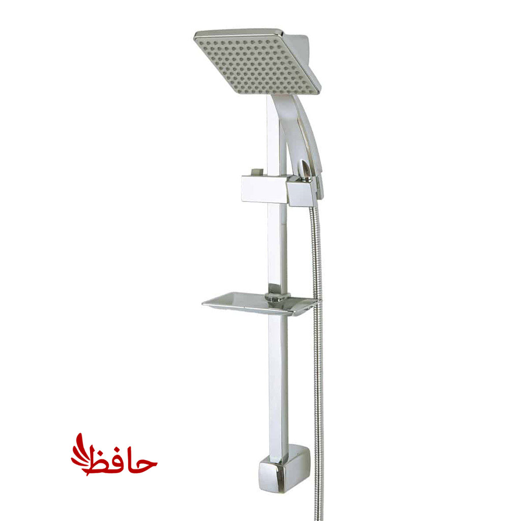 علم دوش تک کاره راسان مدل فلت کروم