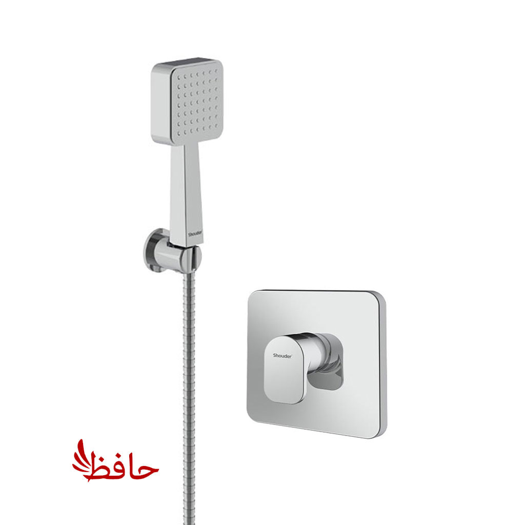 شیر حمام توکار شودر مدل تاین کروم تیپ 2