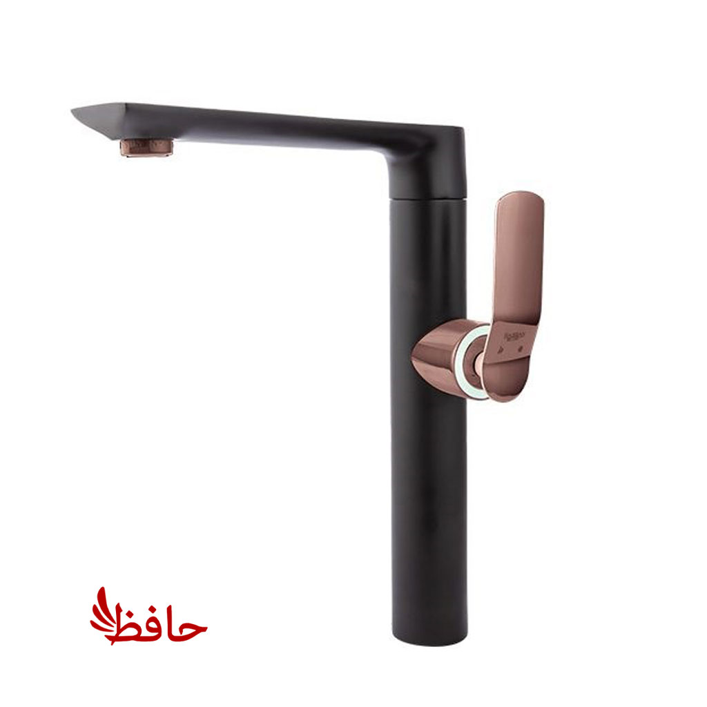 شیر ظرفشویی راسان مدل آوات مشکی رزگلد