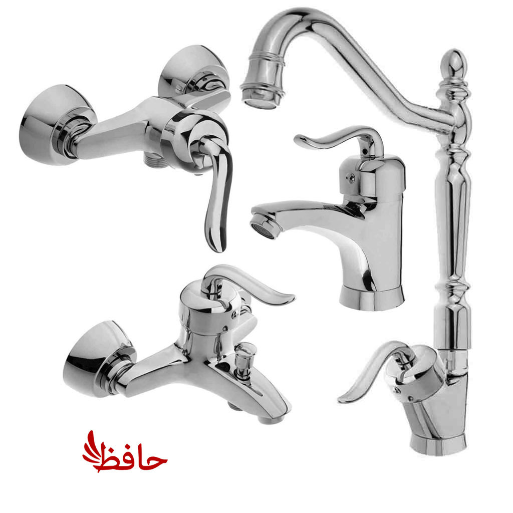 ست شیرالات مدل قاصدک کروم (پسکرایه)