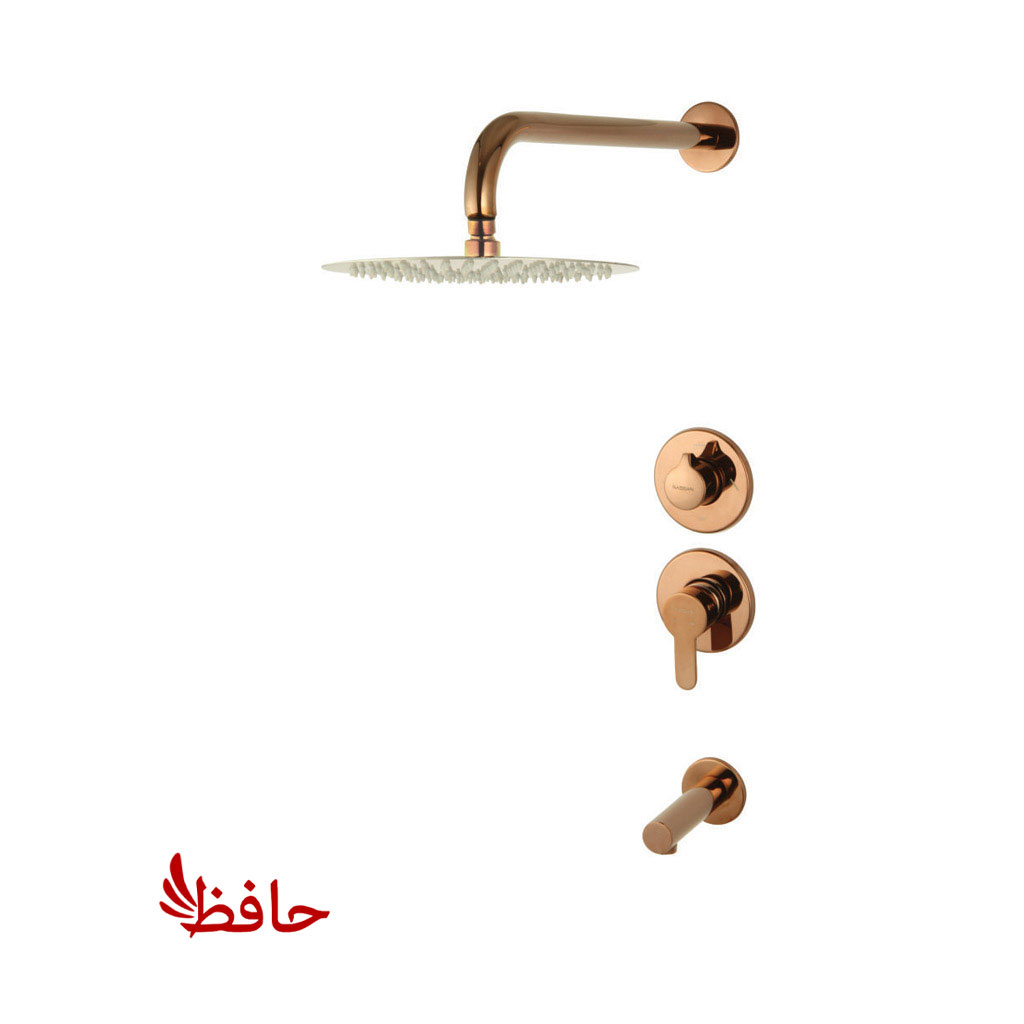 شیر حمام توکار راسان مدل ویوات تنسو رزگلد کلاس 2