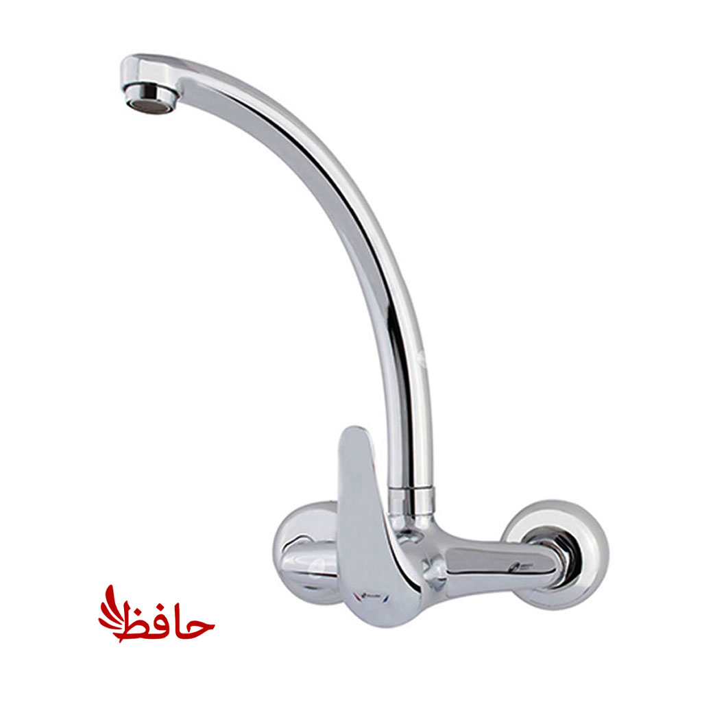 شیر ظرفشویی دیواری شودر مدل اطلس کروم