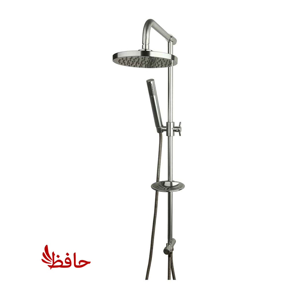 علم دوش دوکاره راسان مدل تینا کروم مات