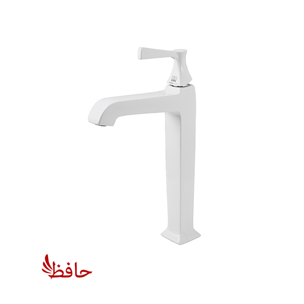 شیر روشویی پایه بلند کی دبلیو سی (KWC) مدل کلاسیک سفید