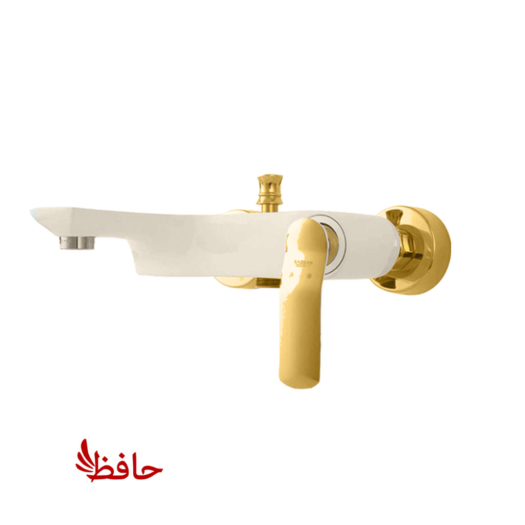 شیر حمام راسان مدل آوات شیری طلایی