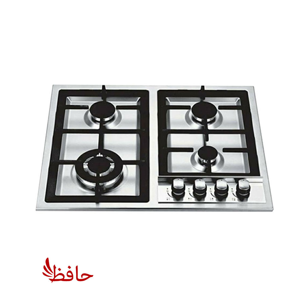 اجاق گاز صفحه ای استیل پنج شعله مدل S401 (پسکرایه)
