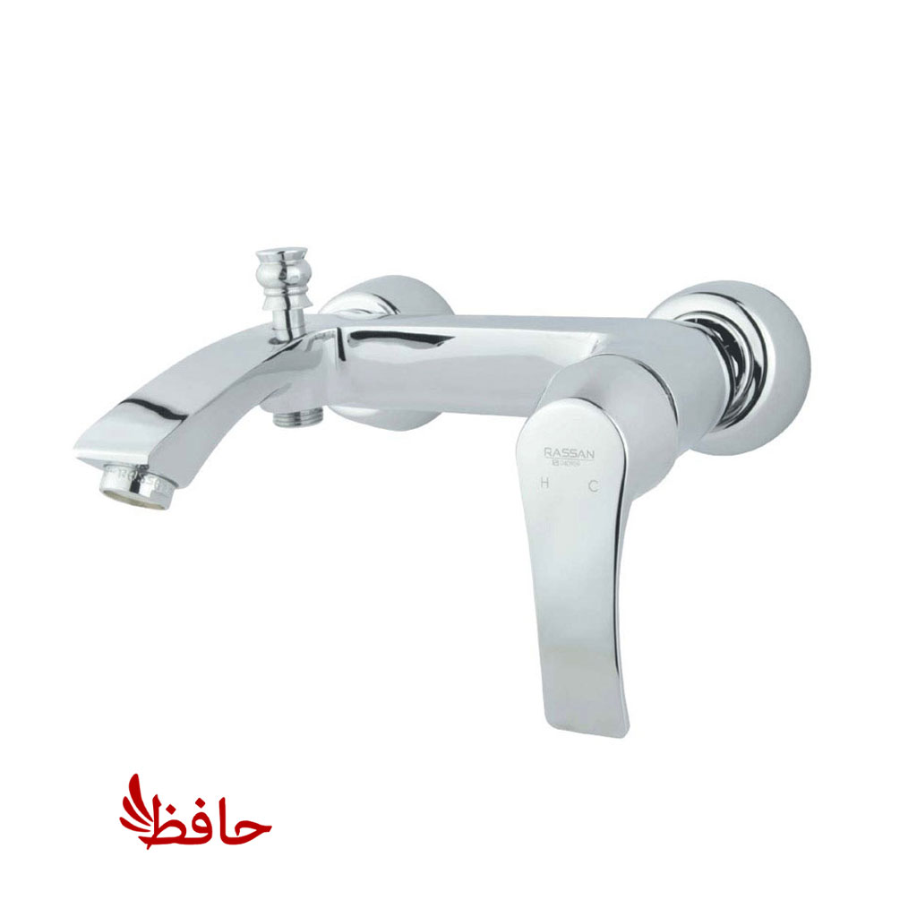 شیر حمام راسان مدل لوتوس کروم (پسکرایه)