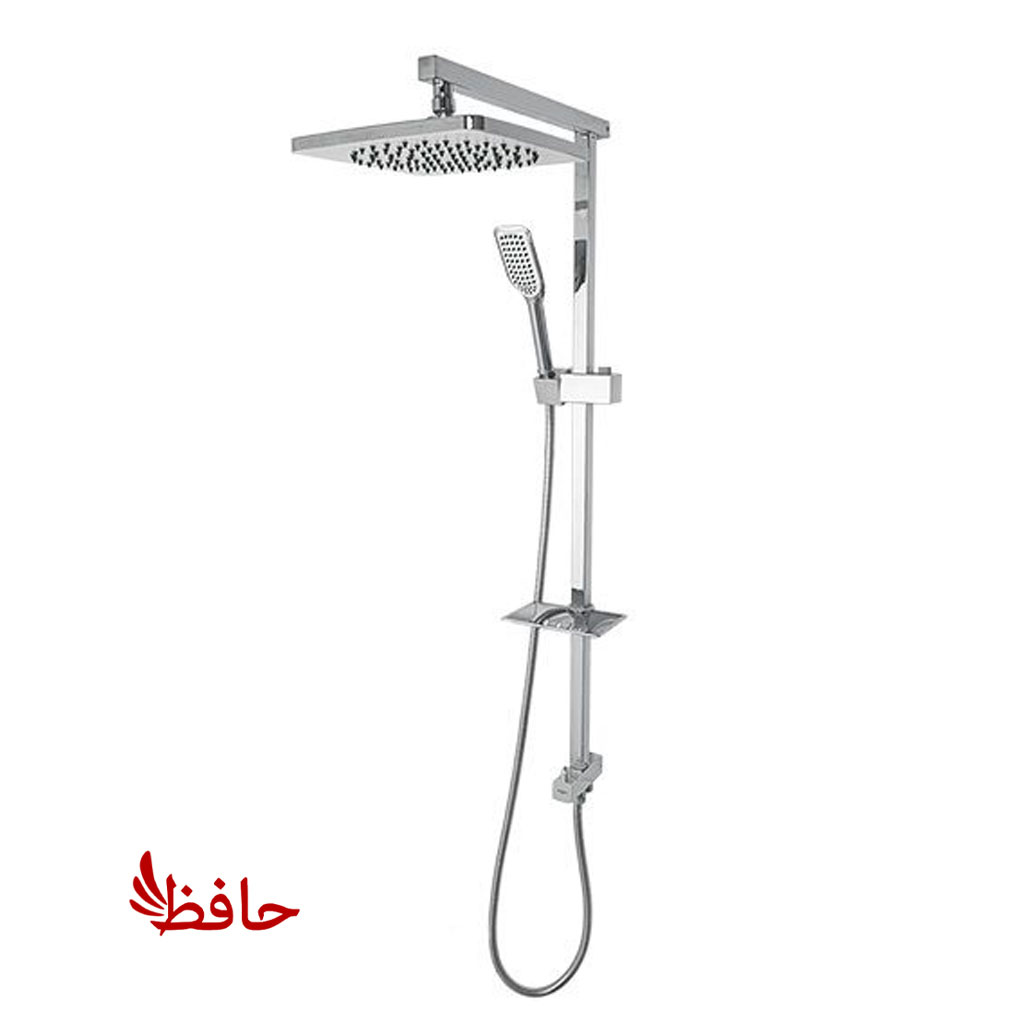 علم دوش دوکاره راسان مدل آرام کروم (پسکرایه)