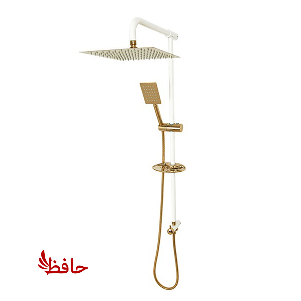 علم دوش دوکاره راسان مدل راشا شیری طلایی (پسکرایه)